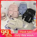 Girl Cute Cartoon Backpack Hit Color Middle School Kids Student Book Bag Casual Travel Women Rucksack Daypack Student Bookbag.