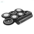Electronic Drum Pad Compact for Kids with Headphone Jack Tabletop Drum Set. 