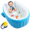 Baby Bathtub with Pumper-Baby Bath Tub-Baby Children Tub - Multicolor (35.43 x 21.65 x 11.81 inch). 