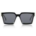 New Rectangle Classic Black Frame Side Gold Sunglasses For Man Woman -. 