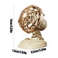 Desk Fan Small Room Air Circulator Fan Strong Wind USB Rechargeable Ultra Quiet 2 Speed Retro Table Fan For SUV RV Truck Home. 