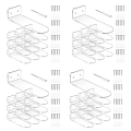 JAERBEE 40Pcs Floating Shoe Display,Sneaker Shelves Wall Mount Levitating Shoe Display Stand for Sneaker Collection or Shoes Box. 
