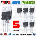 STP75NF75 N-Channel TO 220 MOSFET P75NF75. 