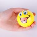 6.3cm Stress Ball Novetly Emoji Squeeze Ball Exercise Stress Ball Pu Rubber Toy-1 Pcs. 