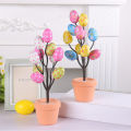 GC Foam Easter Egg Tree, 10.23" Colorful Mini Easter Eggs Tree, Fun Easter Bird Egg Adornments, Reusable Easter Eggs Tree For DIY Crafts, Wedding, Easter Decoration. 