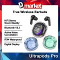 Ultrapods Pro TWS True Wireless Earbuds Sport Earphone Music Headphone Ultra Pods Pro LED Display Bluetooth Earbuds.