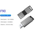 EAGET F90 USB 3.2 Flash Drive 256GB 128GB 64GB 32GB Pen Drive Creative Personality High-Speed Push and Pull U Disk. 