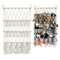 GC Stuffed Animal Toy Storage Hammock Hand-Woven Cotton Rope Hanging Organizer For Nursery Play Room Bedroom Kids Room. 