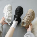 Dad's Women's Fashion 2023 Spring New Korean Edition Instagram Thick Sole Female Student Casual Sports Shoes West K-9-2.