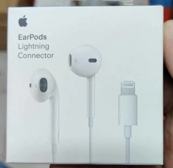 Apple EarPods with Lightning Connector In Ear Earphones And Headphone With Microphone For iphone