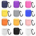 Silicone TWS Bluetooth Earbuds Case with Hook  Case Cover, Earphone Case. 