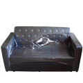 Sofa 3 seater back stone fixed arm box sofa-Modern box sofa set 3 seat-Ash Colour.