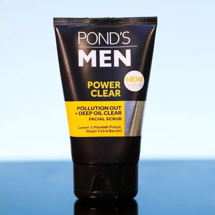 International%20European%20product%20Pond's%20Men%20Power%20Clear%20Facial%20Scrub%20for%20Man%20100gm%20-%20Image%202