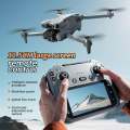GT50 RC Screen Drone RC Drones with HD Camera for Adults, Brushless Motor Follow Me Foldable FPV RC Quadcopter with Screen Remote Controller, Optical Flow Positioning Headless Mode One Key Takeoff/Landing Lightweight Under 249g Drone.