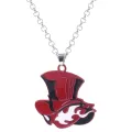 Japanese Game Persona 5 P5 Keychain Take Your Heart Logo Red Hat Key Chain for Women Men Car Keyring Choker Souvenir Gift. 