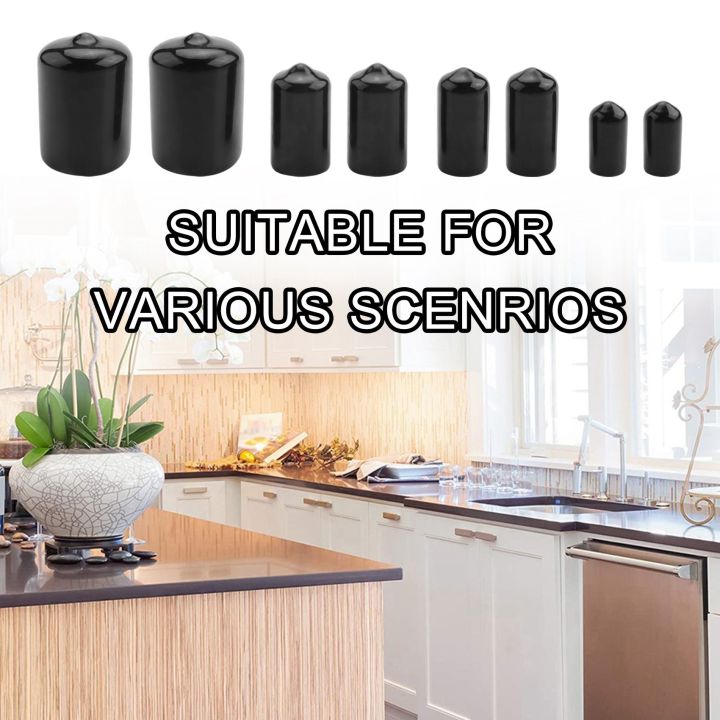 80%20Pieces%20Rubber%20End%20Caps%20Flexible%20Bolt%20Covers%20Screw%20Caps%20Thread%20Protectors%20in%204%20Sizes%201/4%20to%203/4%20Inch%20(Black)%20-%20Image%208