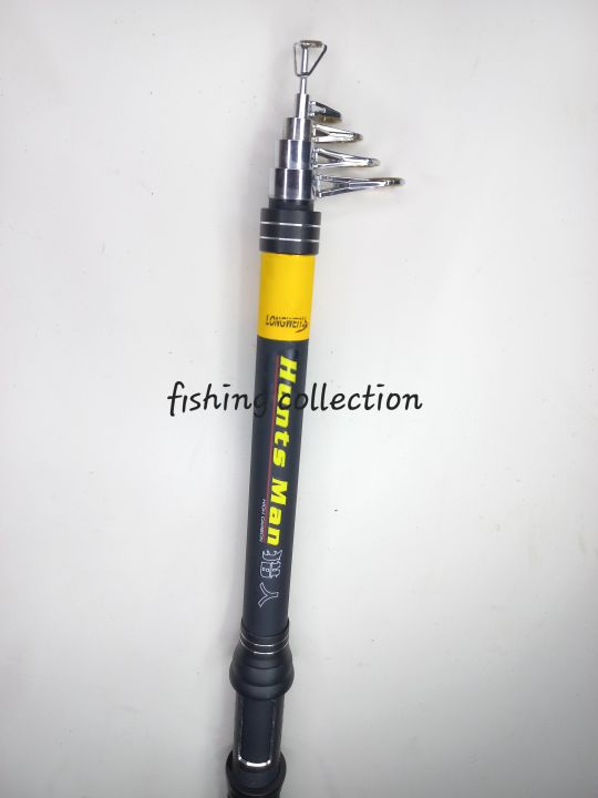 Telescopic Fishing Rod Hunts Man fishing rood High Carbon 300 10fit