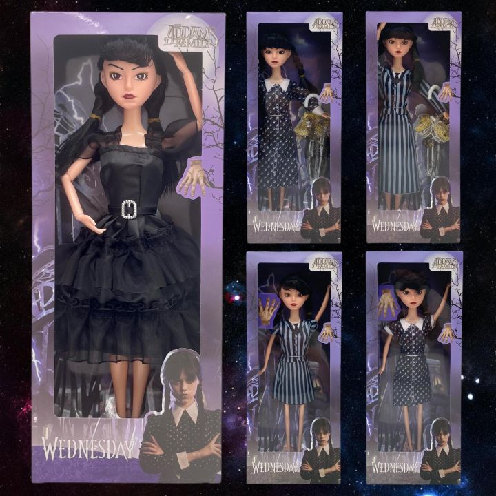 Cross-Border New Foreign Trade Toy Adams's Doll Wednesday Addams Doll Factory Wholesale