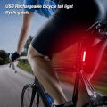 Bike Taillight Waterproof Riding Rear Light Led Usb Bike Cycling Light Tail-lam Sunlight Mall.