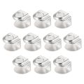 10 Pis Adjustable 5-10mm Thickness Glass Shelf Bracket Clamp Holder Support SS. 