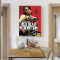 Game Red Dead Redemption 2 Poster No Framed Poster Kraft Club Bar Paper Vintage Poster Wall Art Painting Bedroom Study Stickers.
