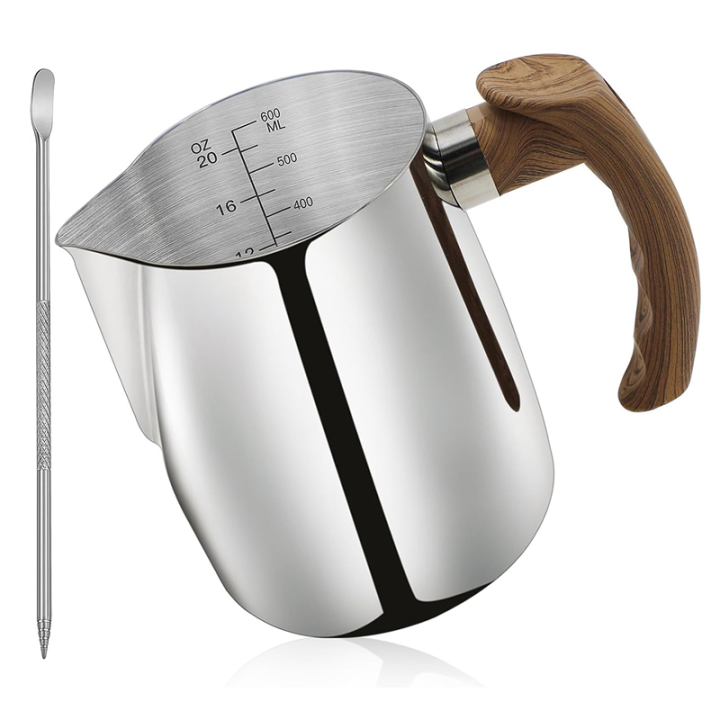 Milk Frother Stainless Steel Coffee Pitcher Bialetti
