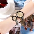 Fashion Men's Minimalist Ultra Thin Watches Business Stainless Steel Mesh Belt Quartz Watch.