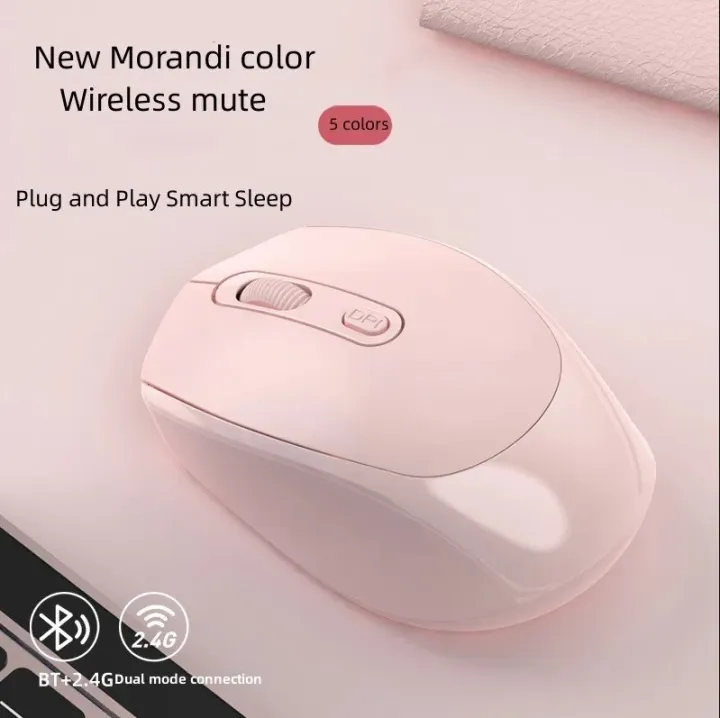Wireless%20Silent%20Mouse%20Bluetooth%202.4G%20Dual%20Mode%20Mute%20Charging%20Portable%20Mouse%20Optical%20For%20Laptop%20PC%20Game%20Office%20-%20Image%202