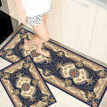 3D Printed Kitchen Carpet Set 2 Piece Non Slip Floor Mat for Home Decor.