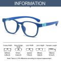 Anti-blue Light Kids Glasses Removable Silicone Children Boys Girls Computer Eye Protection Eyeglasses Ultra Light Frame.