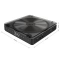 TWEXQNY 2X Portable CD Player Double Headphone Version Contact Button Reproductor CD Walkman Rechargeable Shockproof LCD Display. 