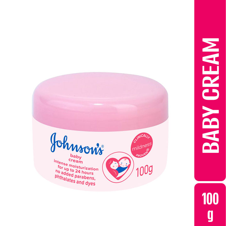 Johnson's Baby Cream pink Intense moisturization 100 gm (Thailand)