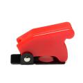 12mm Flip Up Aircraft Style Toggle Switch Waterproof Safety Cover Cap Guard Dark Red. 