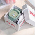 New lovely cartoon kids watch square luminous watch fashion silicone sports watch for students luminous watch.