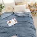 Winter Flannel Blankets For Beds Soft Warm Fluffy Faux Mink Throw Solid Color Sofa Cover Bedspread Plaid Blankets.