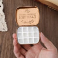 Mini Watercolor Tin Box 12/24 Grid Portable Watercolor Packing Travel Palette Student Artist Painting Aquarela Art Supplies. 