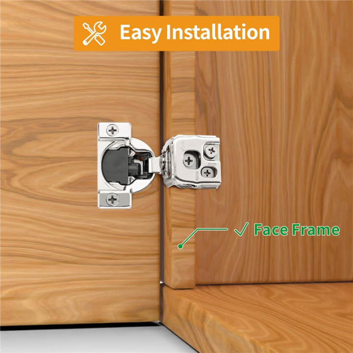 10%20Pack%201-1/4%20Inch%203D%20Overlay%20Soft%20Close%20Concealed%20Hinges%20Parts%20for%20Face%20Frame%20Door,%20Control%20Closing%20Speed,105%C2%B0%20Open%20Angle%20-%20Image%204