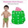(1 PCS) Washable  Baby Cloth Diapers -(3 kg to 15 kg) -Diaper. 