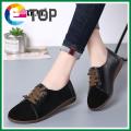Flat Shoes For Women Big Size 35-43 Leather Casual Shoes Korean Slip On Loafers Laides Flats Women Shoes.
