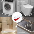 50cm-200cm Silicone Bathroom Water Stopper Blocker Shower rubber Dam Dry and Wet Separation Flood Barrier Door Bottom Seal Strip. 