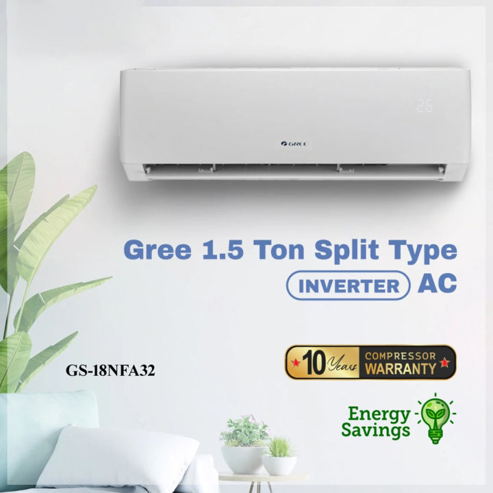 Gree 1 5 Ton Inverter Split Type Air Conditioner Gs 18xfv32 Official