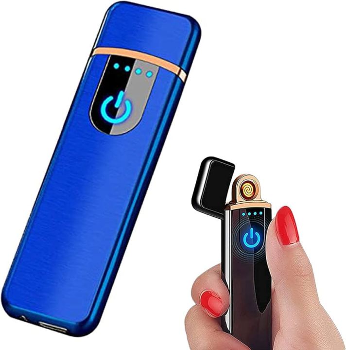 Charging%20Lighter%20Touch%20Induction%20Windproof%20Electronic%20Ultra-Thin%20Usb%20Cigarette%20Lighter%20-%20Image%202