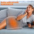 Microplush Electric Therapy Heating Pad 4 Level Winter Warmer Electric Blanket for Abdomen Waist Back Pain Relief.