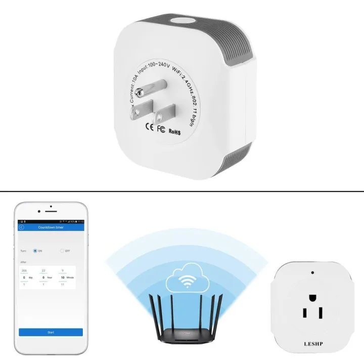 TE%20LESHP%20Wireless%20Mini%20Socket%20Smart%20Plug%20With%20USB%20Output%205V/1A%20Wi-Fi%20-%20Image%205