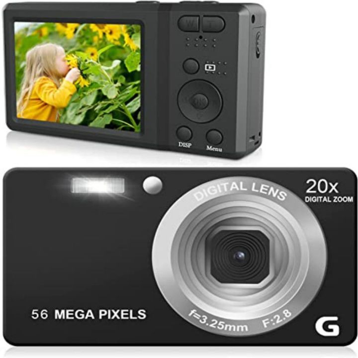 Digital%20Camera%20Auto%20Focus%202.7%20Inch%20LCD%20Travel%20Portable%204K%2056MP%2056%20Million%20Pixel%20Anti-Shake%2020x%20Zoom%20for%20Photography%20Video%20-%20Image%204