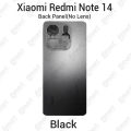 For Xiaomi Redmi Note 14 Side Frame + Back Panel Housing + Camera Glass Back shell Replacement Spare Parts. 