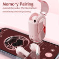 New Fashionable Bluetooth Wireless Headphone Heart Shaped TWS Headset Women's Heart Shaped In-Ear Earbuds Couple Earphone Presen.