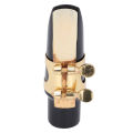 Portable Alto Saxophone Mouthpiece Kit with Sax Mouthpiece Cap & Clip & Reed US. 