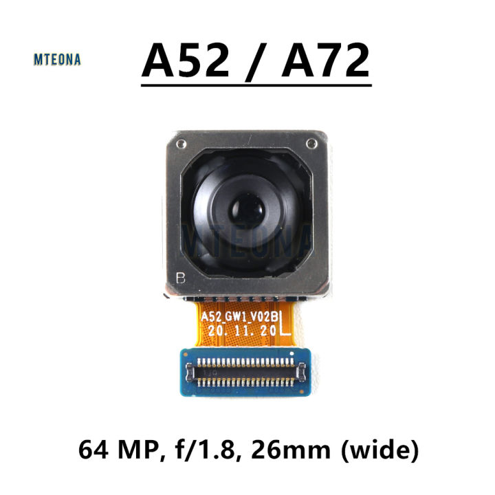 Back Camera For Samsung Galaxy A52 A72 Back Camera Rear Main Lens Flex Cable Camera Mobile Phone Accessories