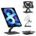 Tablet Stand Holder for Desk, 360°Rotating Adjustable Aluminum Portable Stand Holder Desktop Foldable Dock Heavy Duty Metal Base Compatible with iPad 7/8/9th,iPad Air 5/4,iPad Pro 11/12.9.
